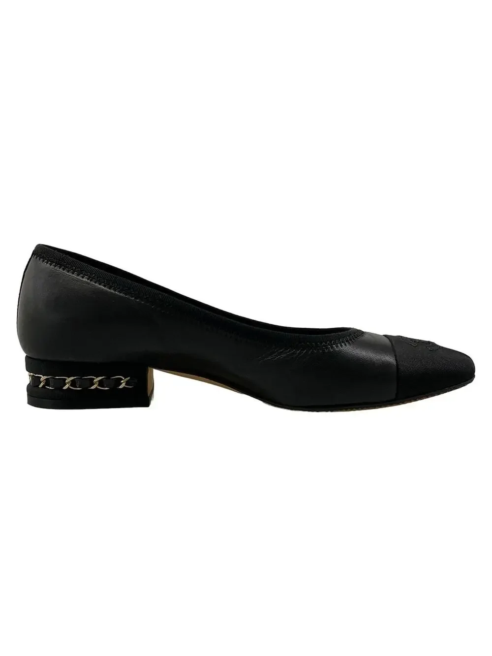 Chanel Black Leather Chemical Fiber #299928C10B